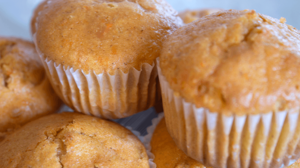 Paleo carrot pumpkin spice muffins, a grain-free, gluten-free, dairy-free, and lectin-free whole-food recipe shared by a holistic chiropractor in Marietta GA focused on gut health and wellness.